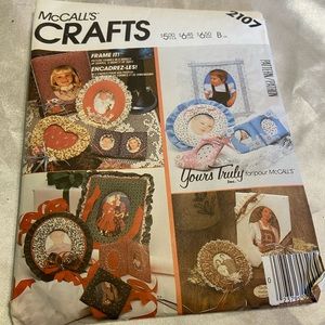 McCalls Sewing Pattern l McCall’s Crafts Pattern Decorative Frames